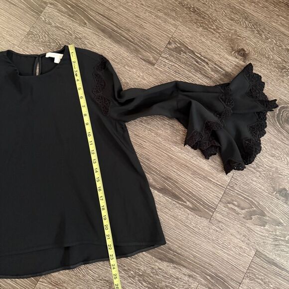 Jonathan Simkhai Ruffle Bell Sleeve Blouse - Picture 8 of 9